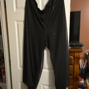 Avenue Black Polyester Pants
